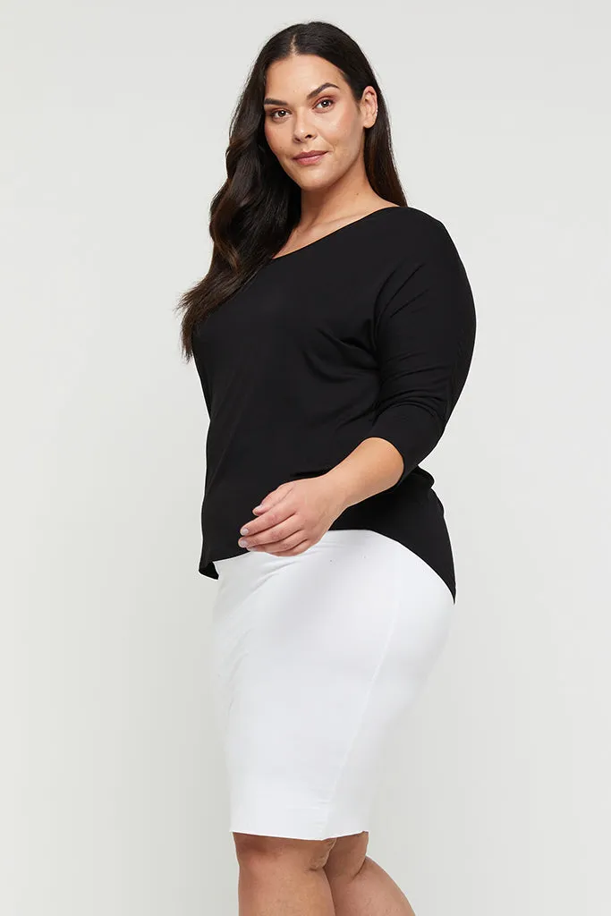 Dolman Sleeve Top - Black