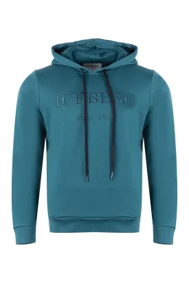 Embroidered Logo Pullover Hoodie (Sea Green) - I23E06063006670