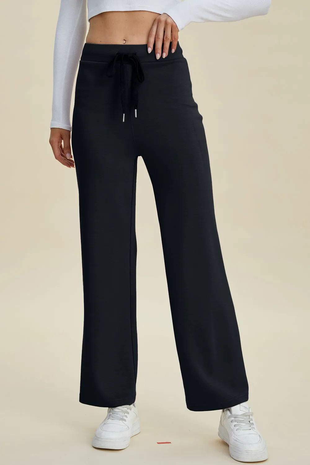 Explore More Collection - Basic Bae Full Size Air Scuba Drawstring Wide Leg Pants