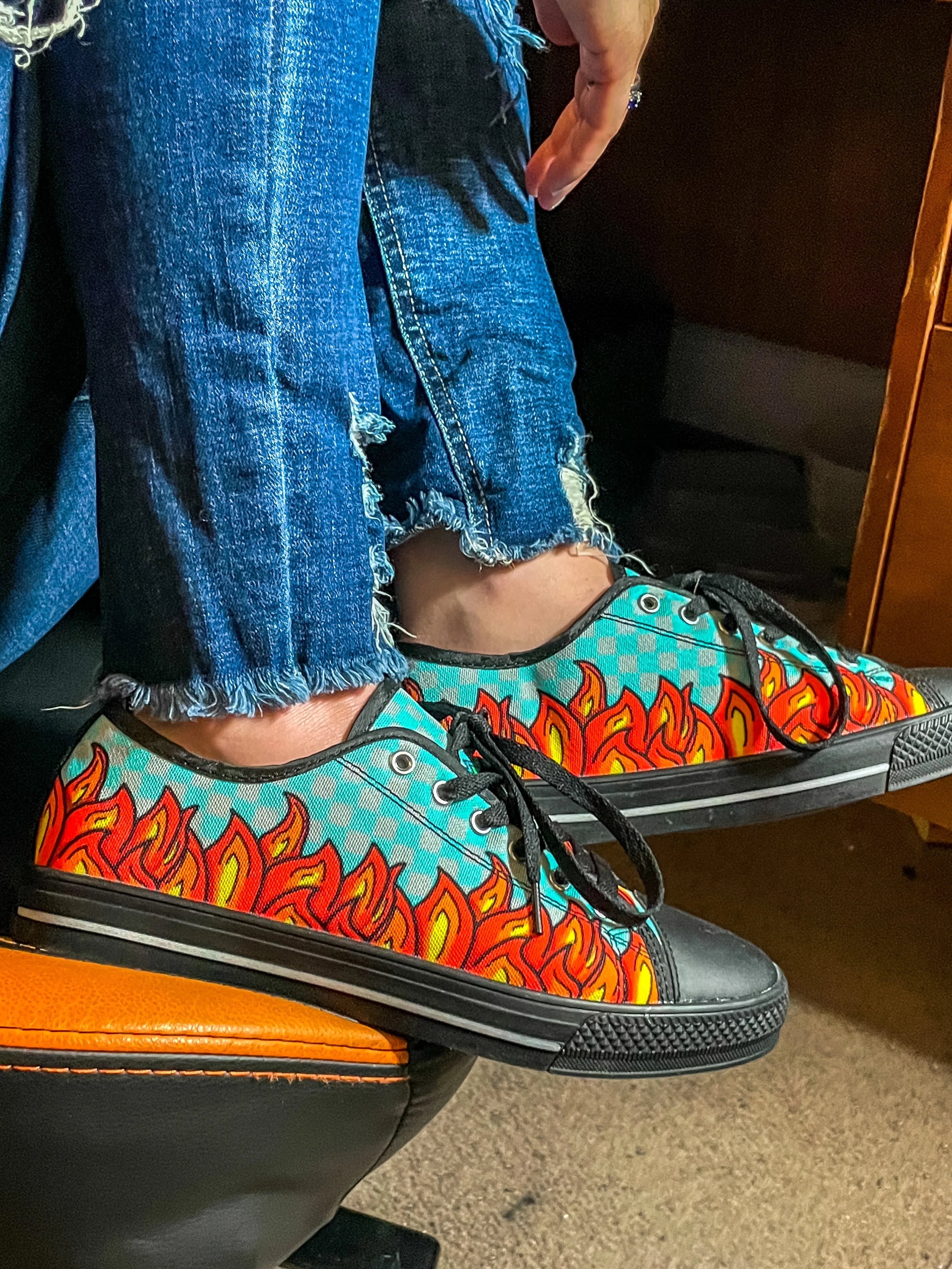 Flame Sneakers