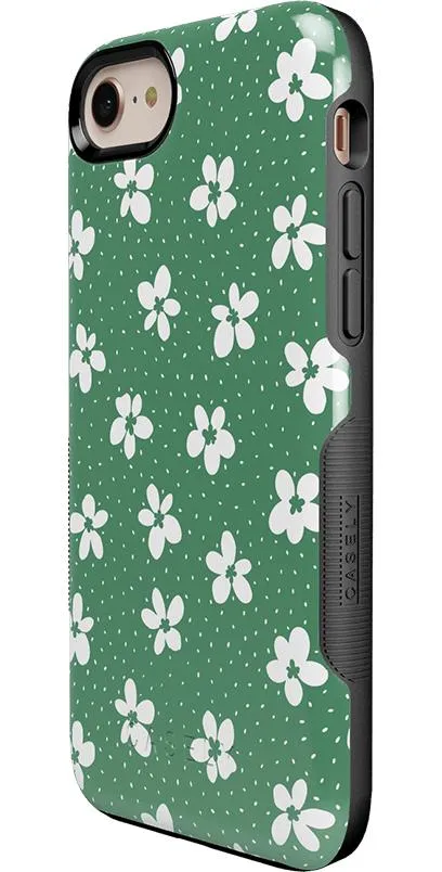 Flower My World | Jade Green Floral Case