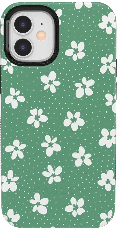 Flower My World | Jade Green Floral Case