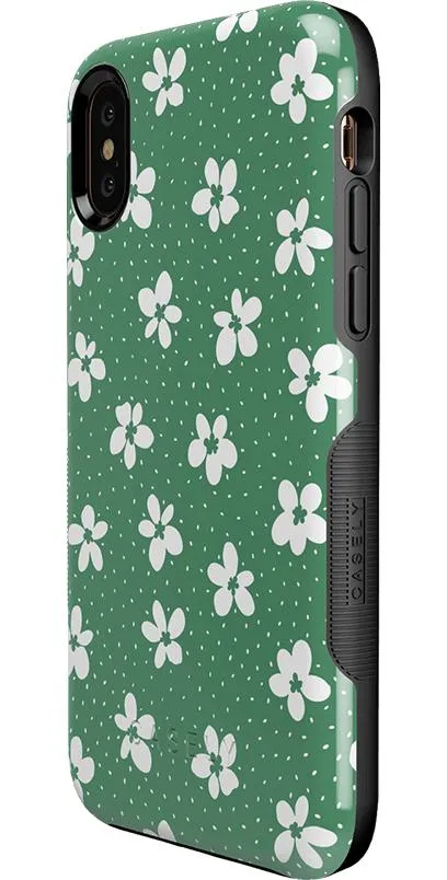 Flower My World | Jade Green Floral Case