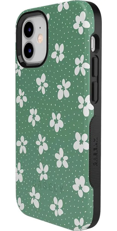 Flower My World | Jade Green Floral Case