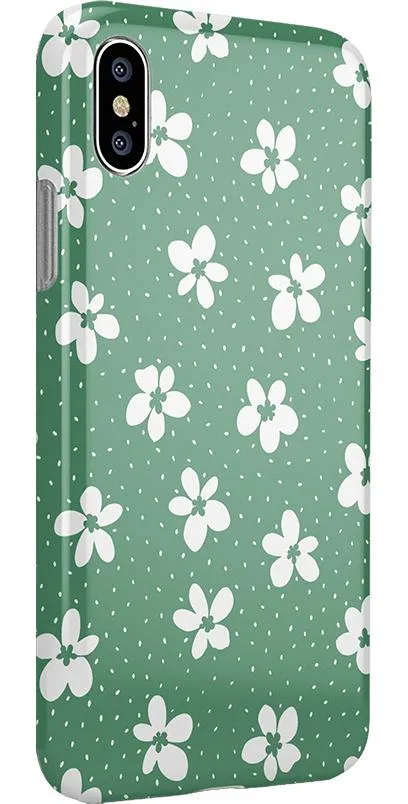 Flower My World | Jade Green Floral Case