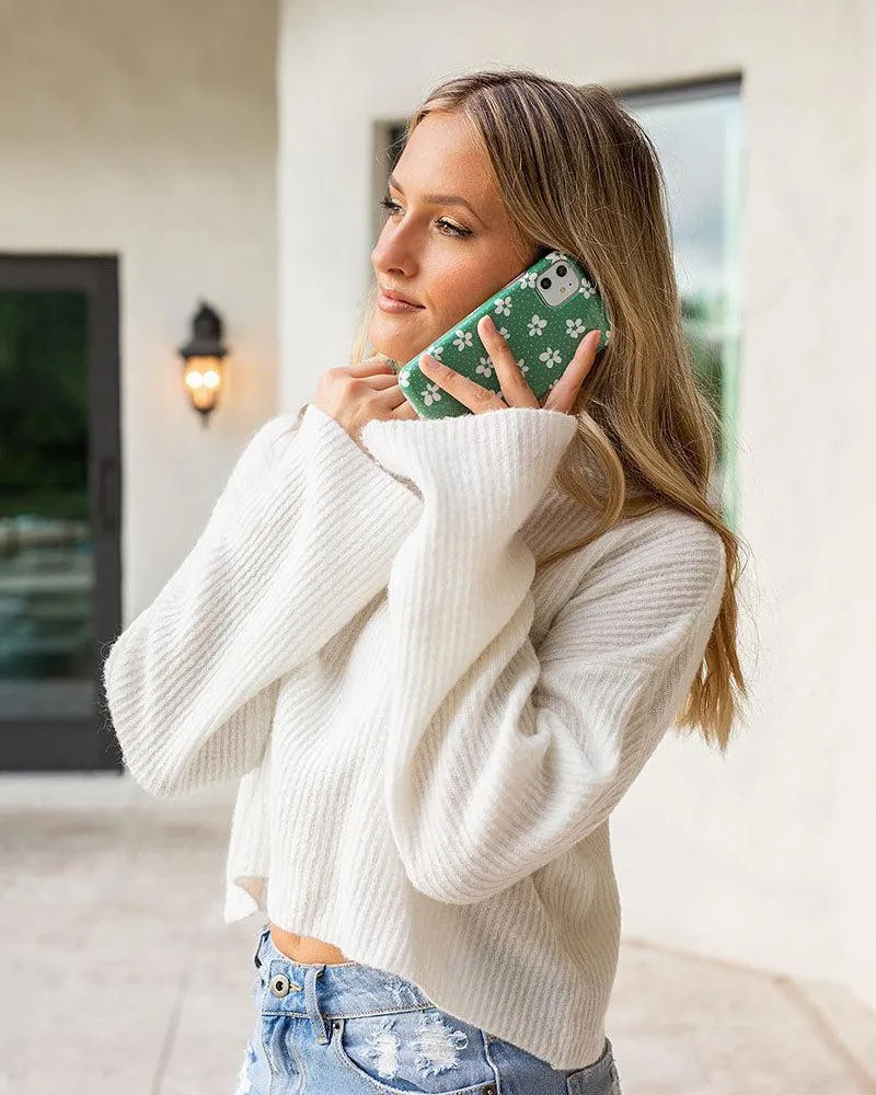 Flower My World | Jade Green Floral Case