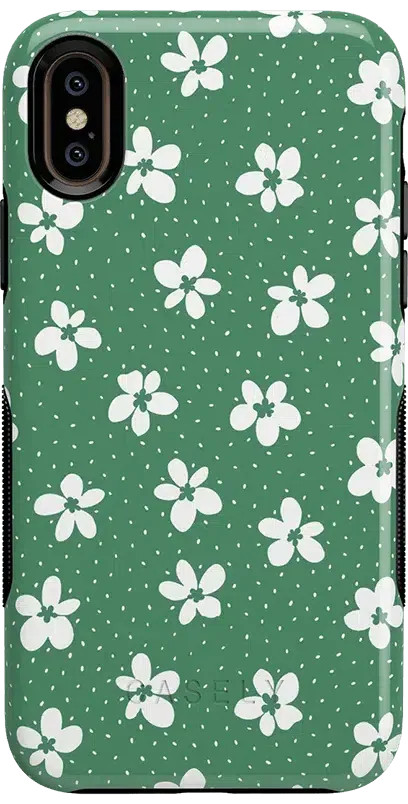 Flower My World | Jade Green Floral Case