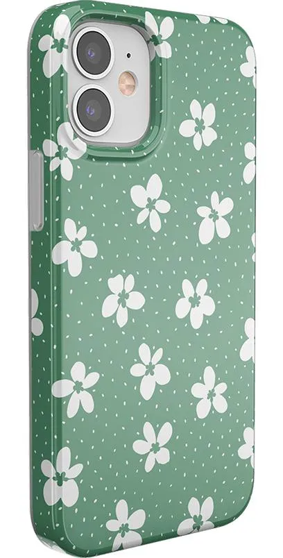 Flower My World | Jade Green Floral Case