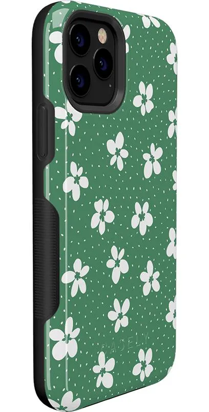 Flower My World | Jade Green Floral Case