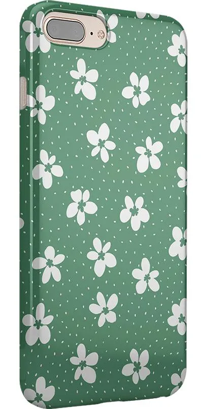 Flower My World | Jade Green Floral Case