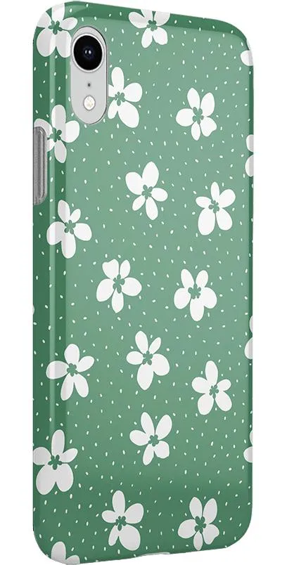 Flower My World | Jade Green Floral Case