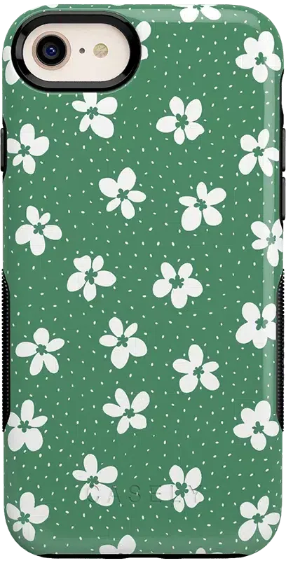 Flower My World | Jade Green Floral Case