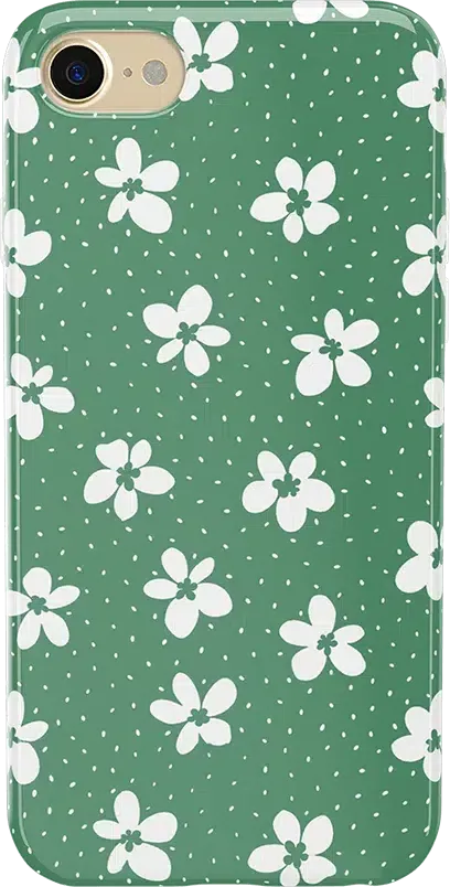 Flower My World | Jade Green Floral Case