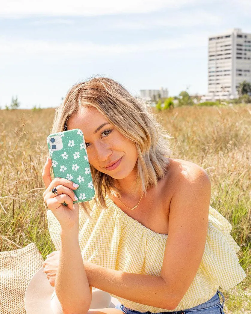 Flower My World | Jade Green Floral Case