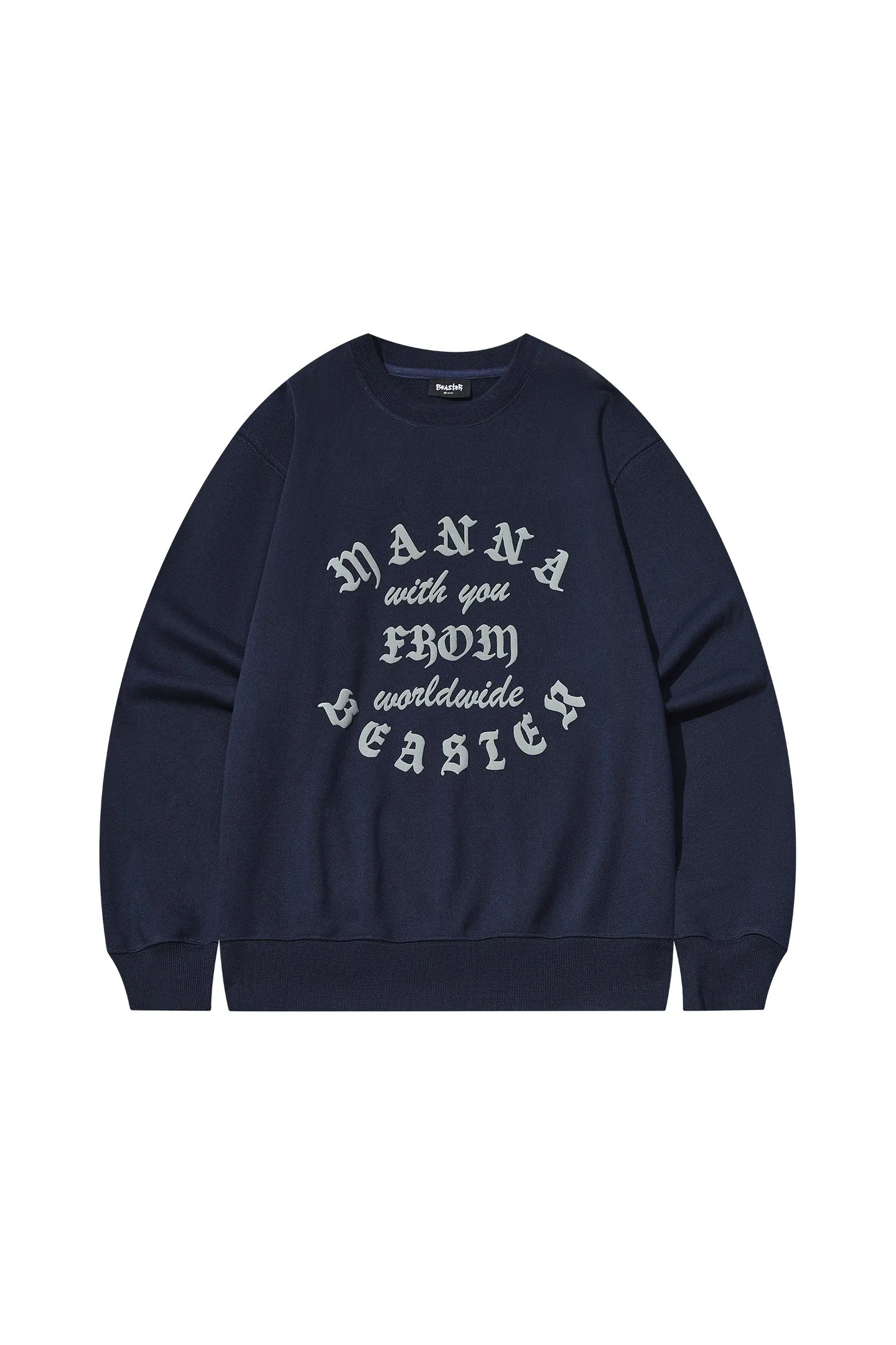 Foam Printed Crew Neck Sweatshirt