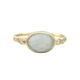 Freshwater Aquamarine Ring