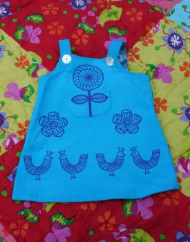 Funky Chicken Clothkits® Pinny Dress Kit, Children's Dressmaking Kit Ages 1-2