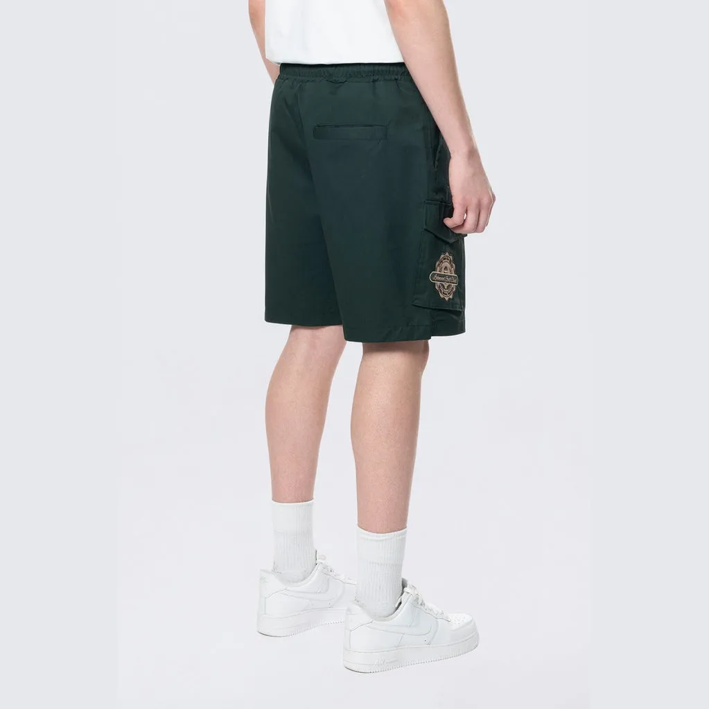 Golf Club Woven Cargo Twill Lounge Shorts - Scarab