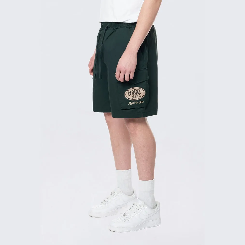 Golf Club Woven Cargo Twill Lounge Shorts - Scarab