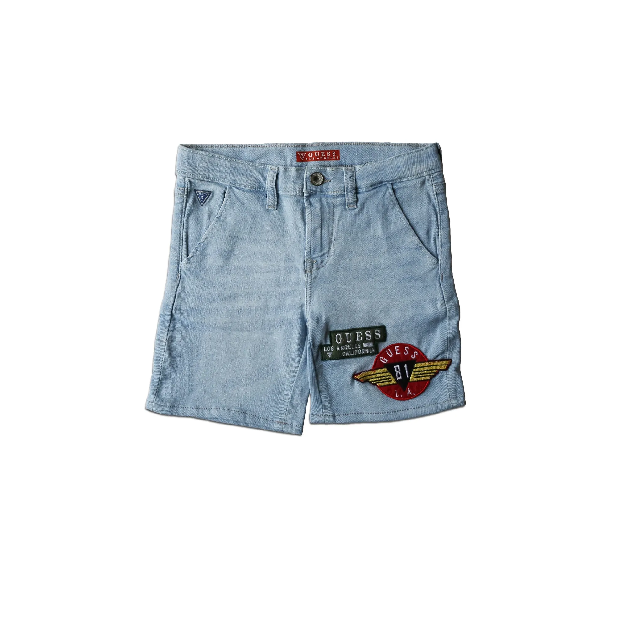 G.U.E.S.S - BOYS' Light Blue' Denim Shorts GS956