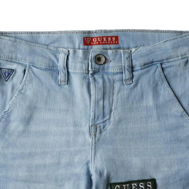 G.U.E.S.S - BOYS' Light Blue' Denim Shorts GS956