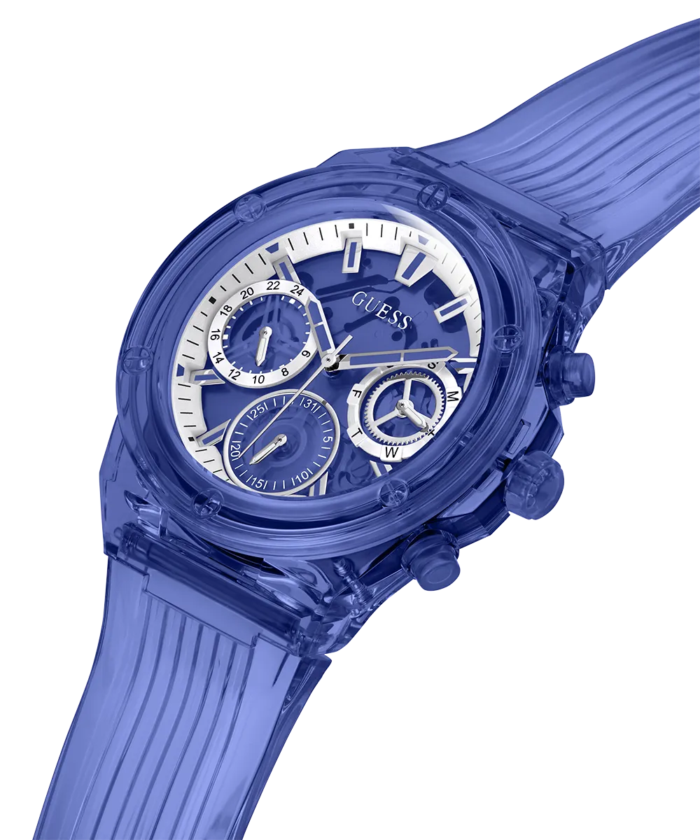 GUESS Eco-Friendly Blue Bio-Based Multi-function Watch