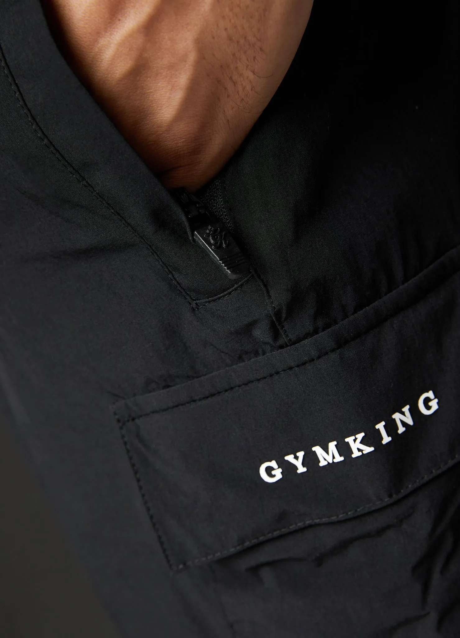 Gym King Utility Woven Cargo Short - Black