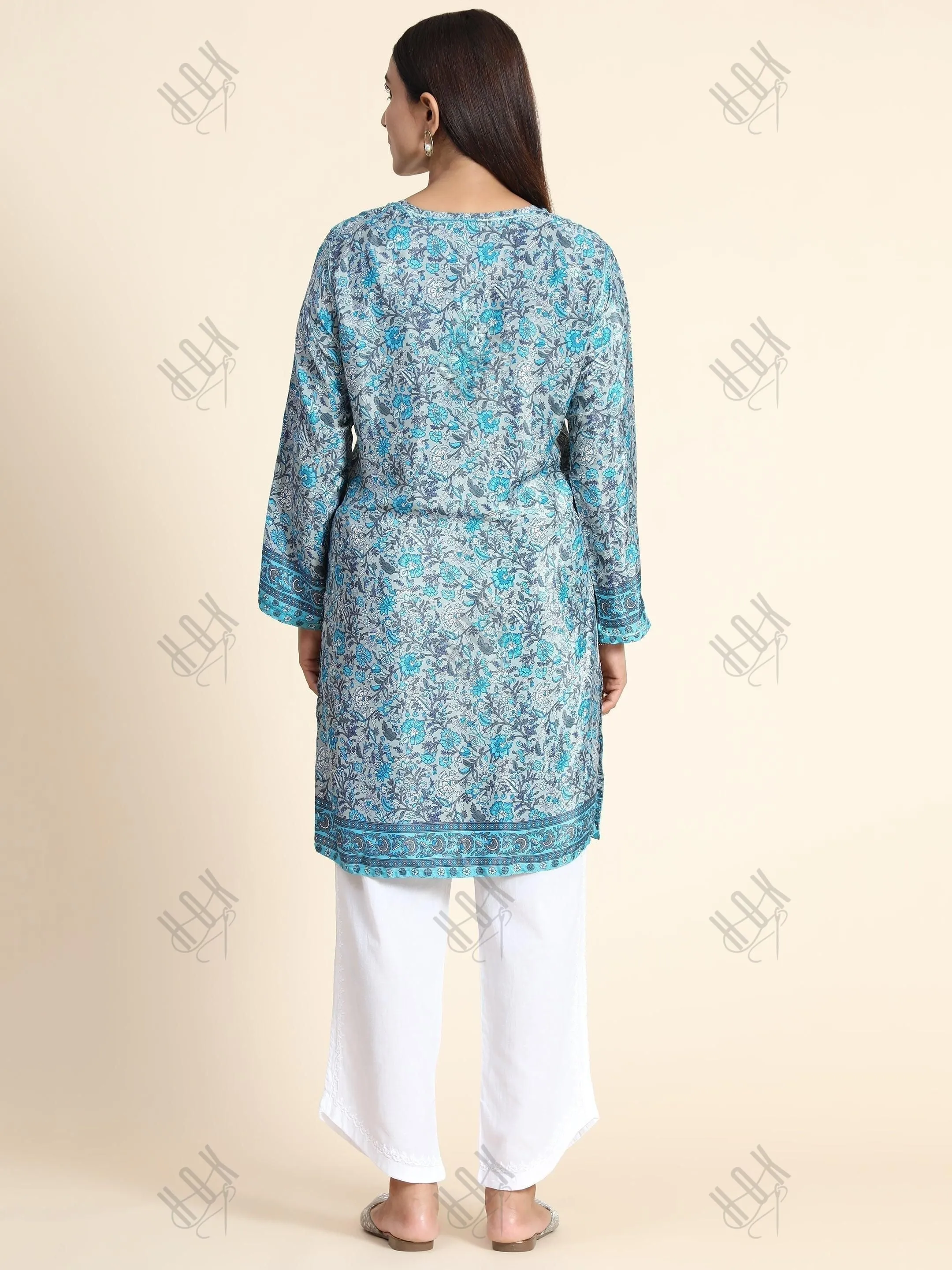 Hand Embroidery Chinakari LongTunic for Women