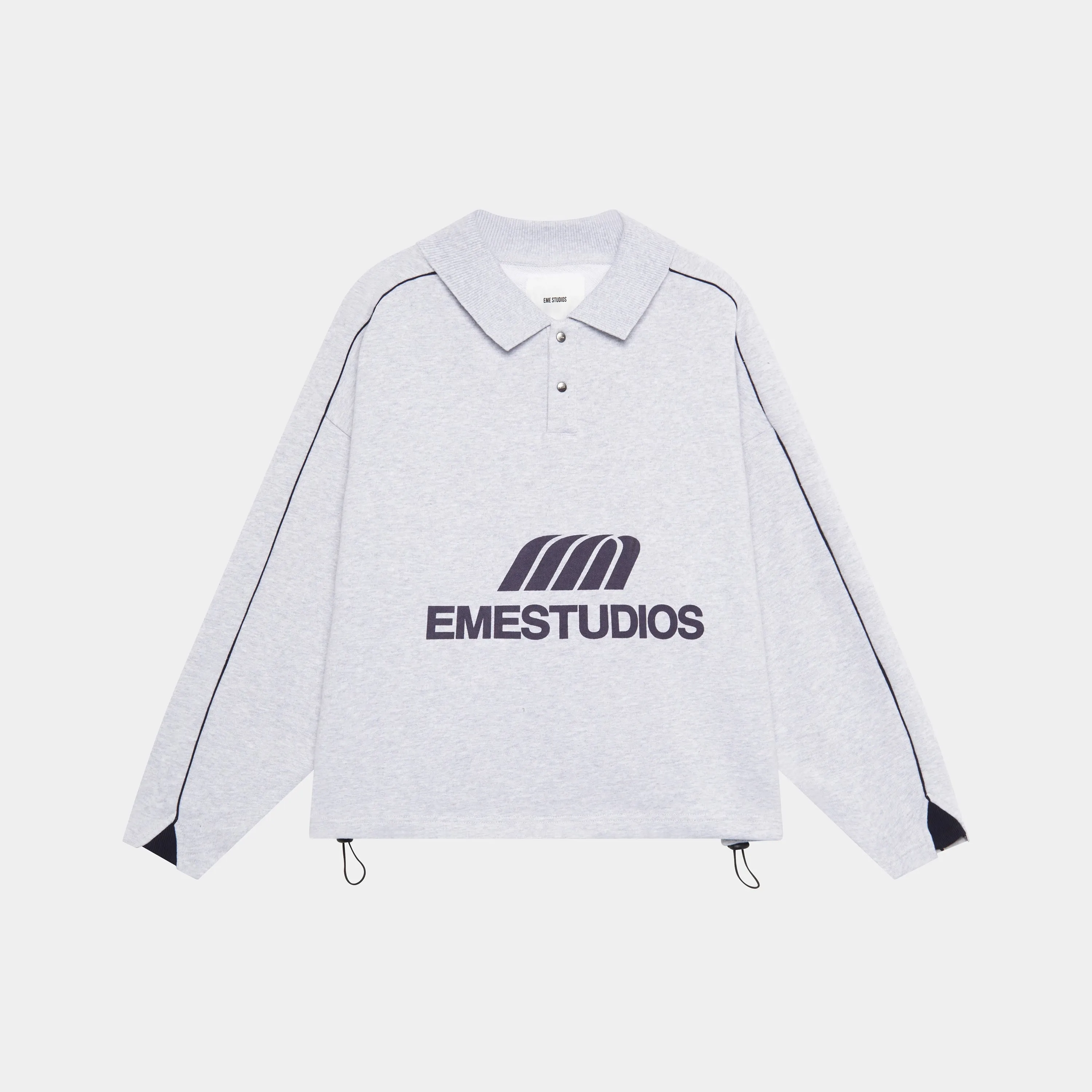 Hectic Heather Grey Polo Sweatshirt