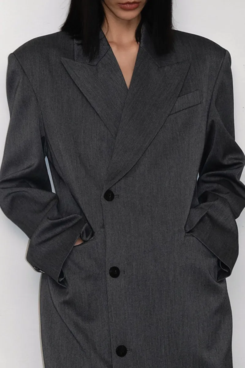 Hourglass oversized fashionable suit jacket | 2 colors