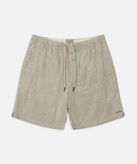 Industrie - The Ortenza Short - Stone/Charcoal