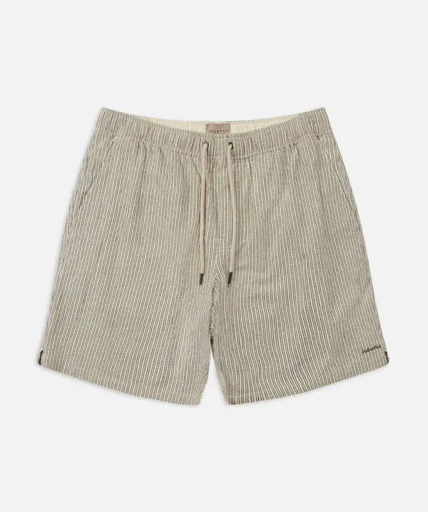 Industrie - The Ortenza Short - Stone/Charcoal