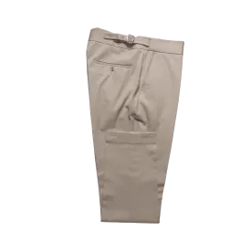 ITALIAN COTTON FLAT FRONT CHINOS