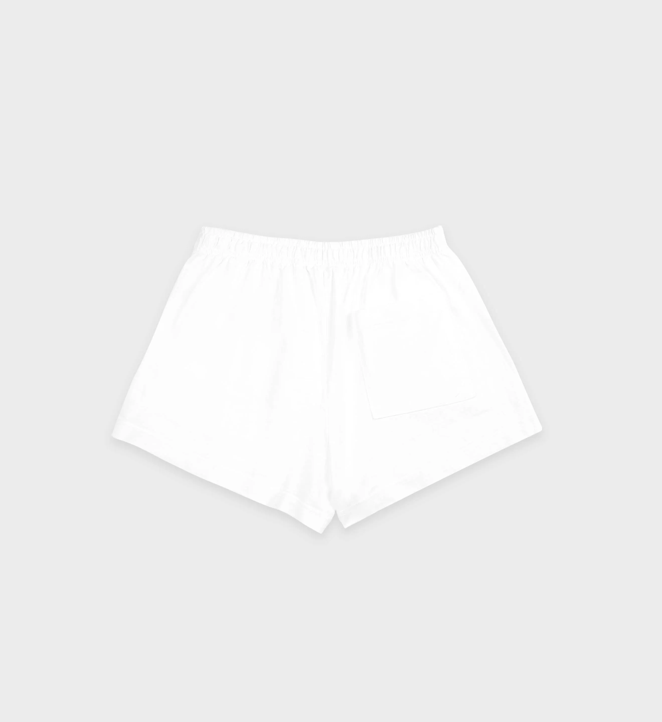 Italic Logo Disco Short - White/Verde