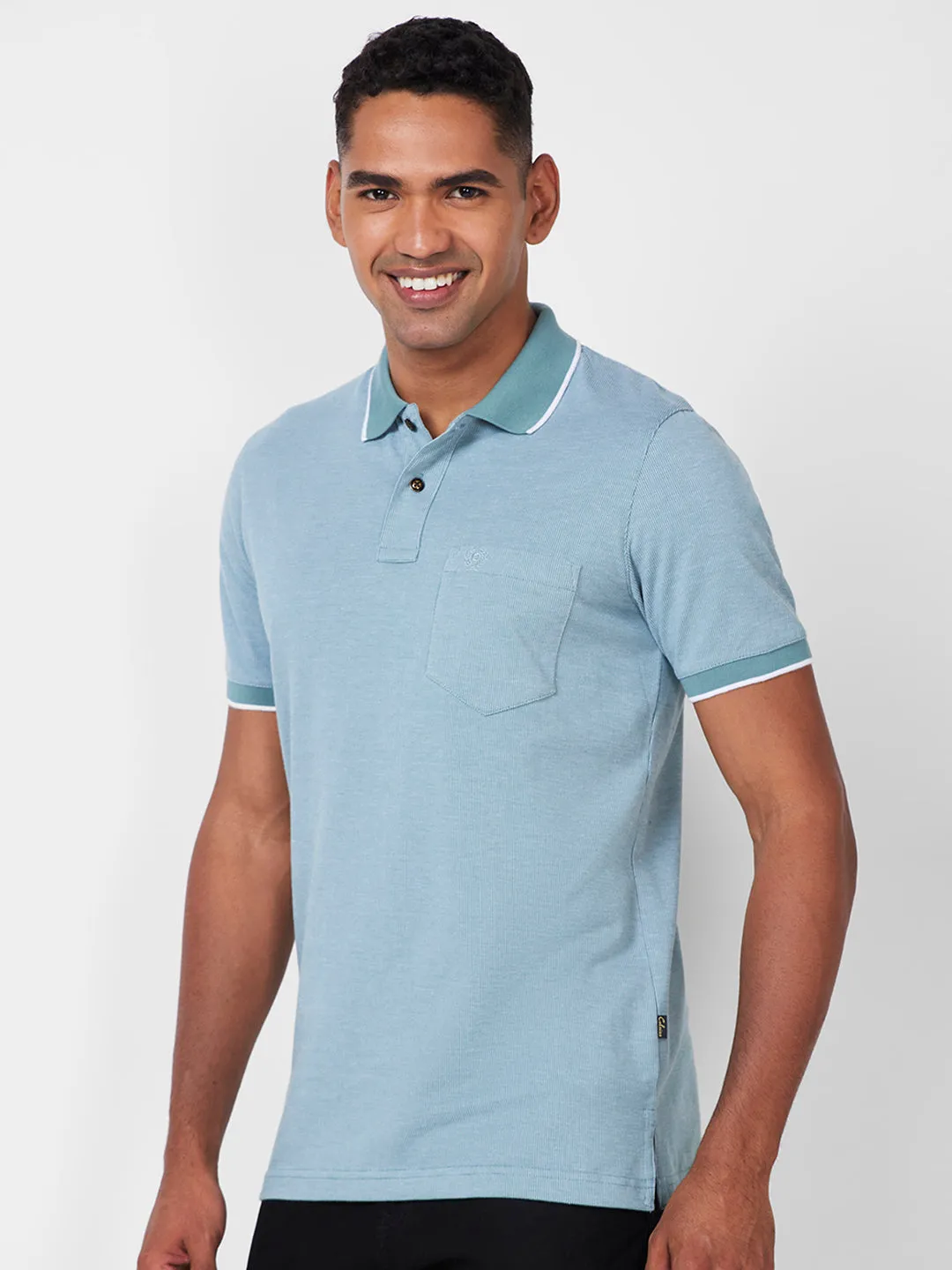 Jacquard Texture Polo