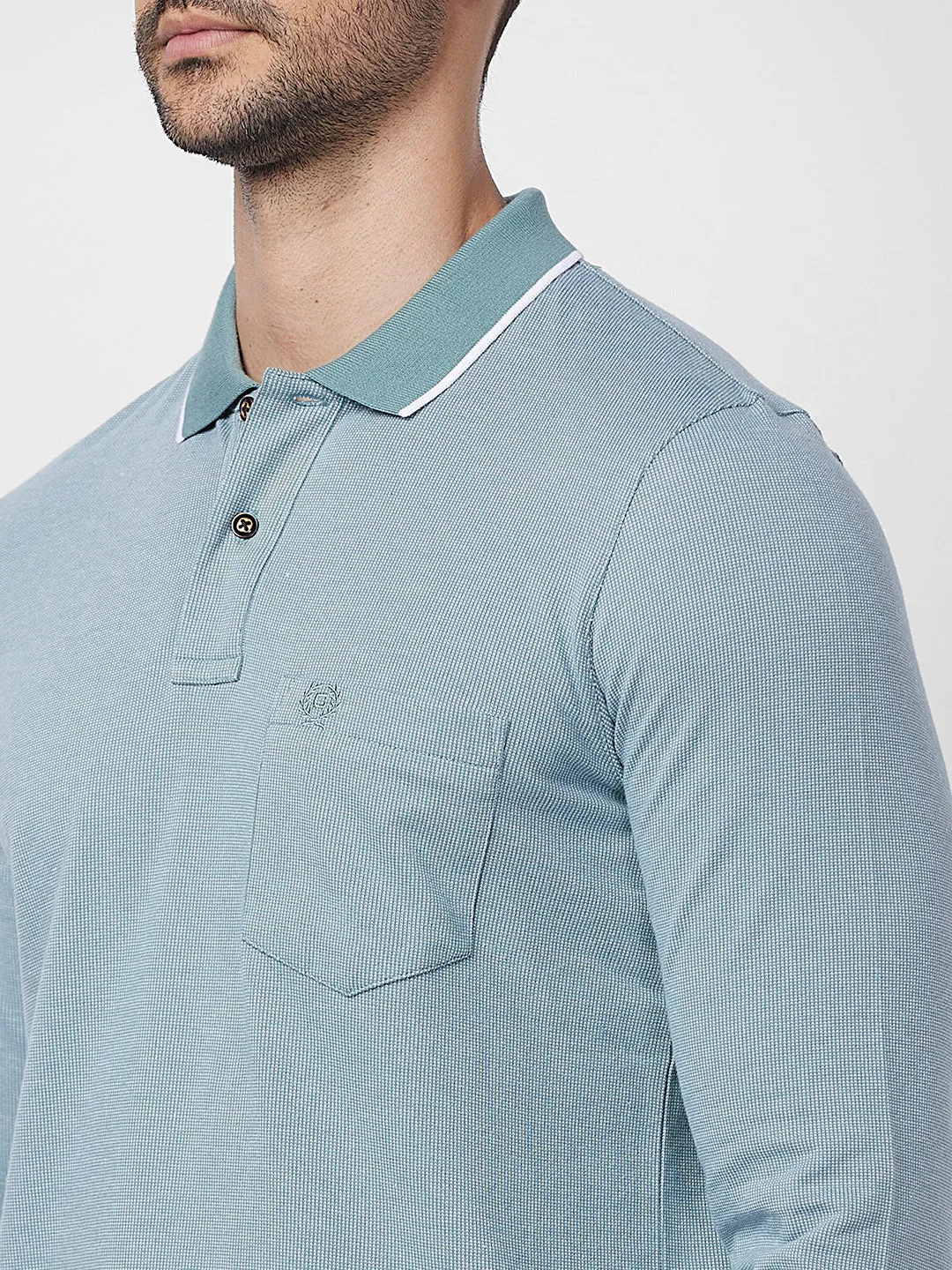 Jacquard Texture Polo