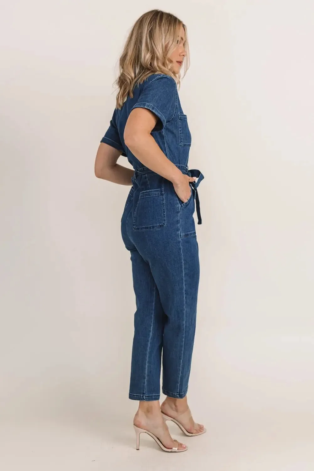 Jumpsuit Joyride Blue Denim Jumpsuit