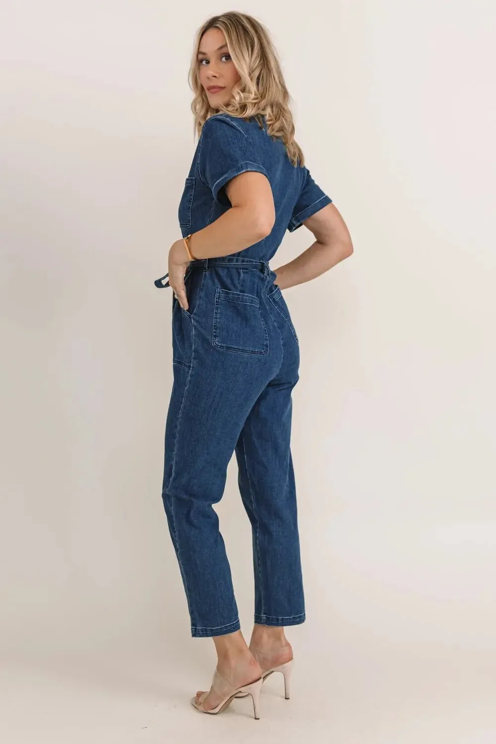 Jumpsuit Joyride Blue Denim Jumpsuit