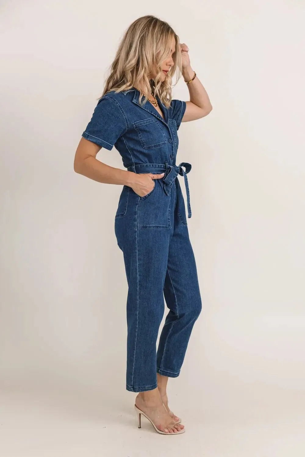 Jumpsuit Joyride Blue Denim Jumpsuit