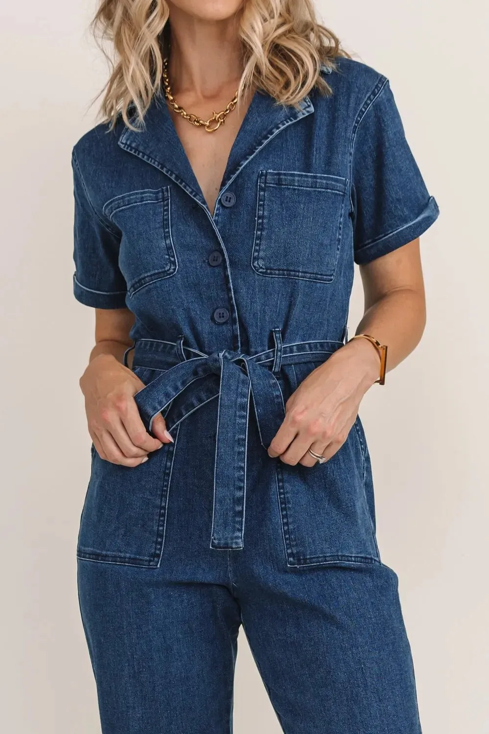 Jumpsuit Joyride Blue Denim Jumpsuit