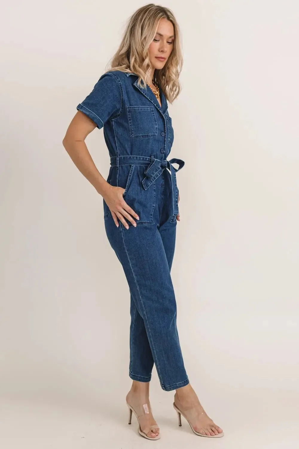 Jumpsuit Joyride Blue Denim Jumpsuit