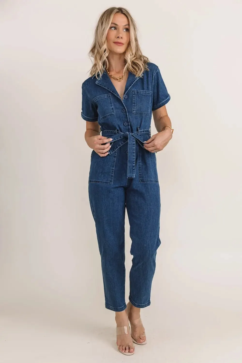 Jumpsuit Joyride Blue Denim Jumpsuit