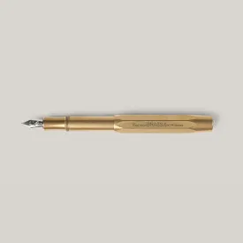 KAWECO BRASS SPORT FOUNTAIN PEN - MEDIUM