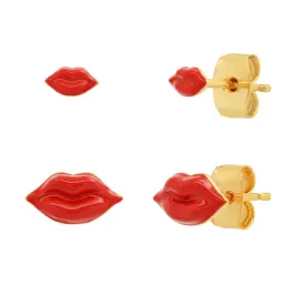 Kiss Me Twice Stud Set