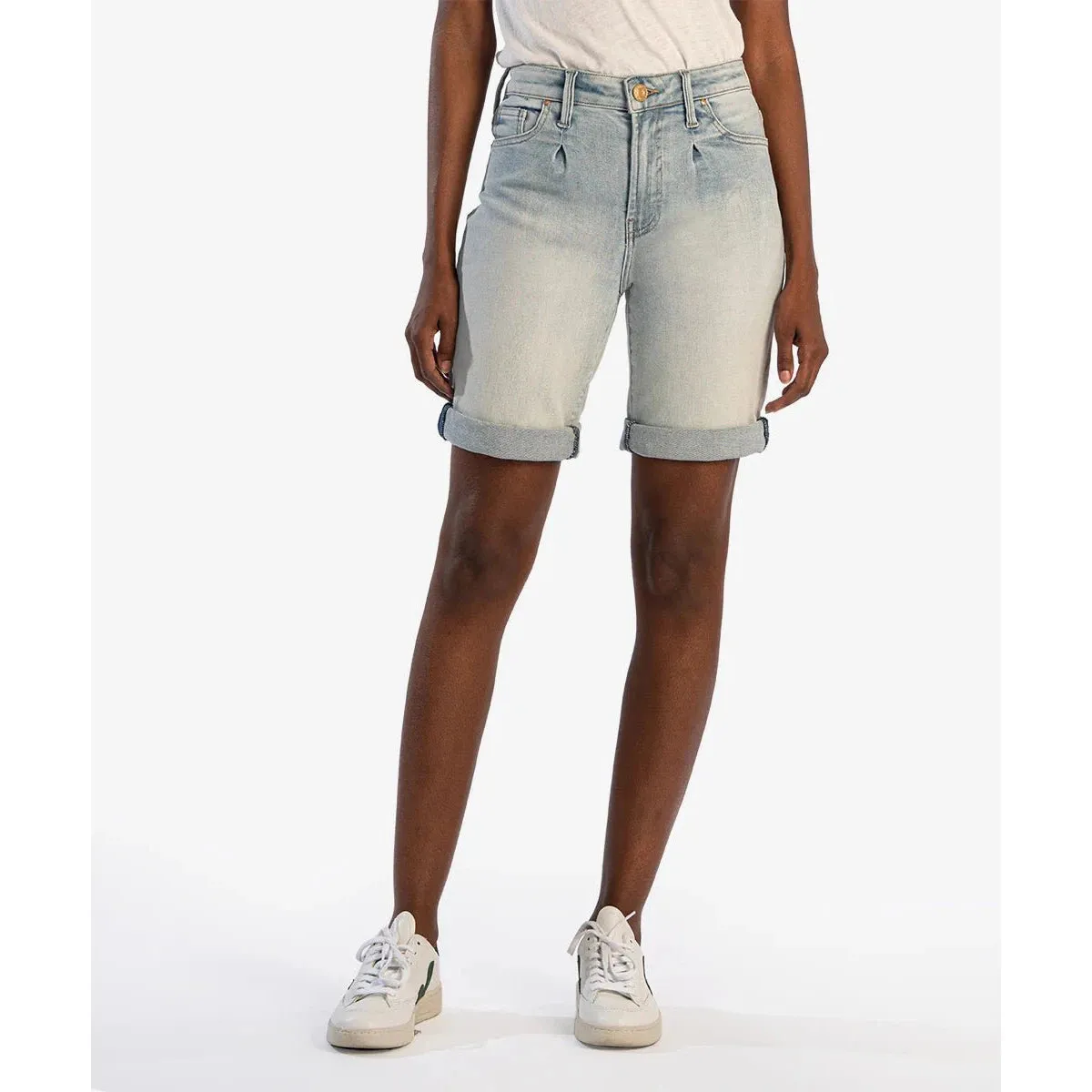 Kut Catherine Boyfriend Shorts - Imagine Wash