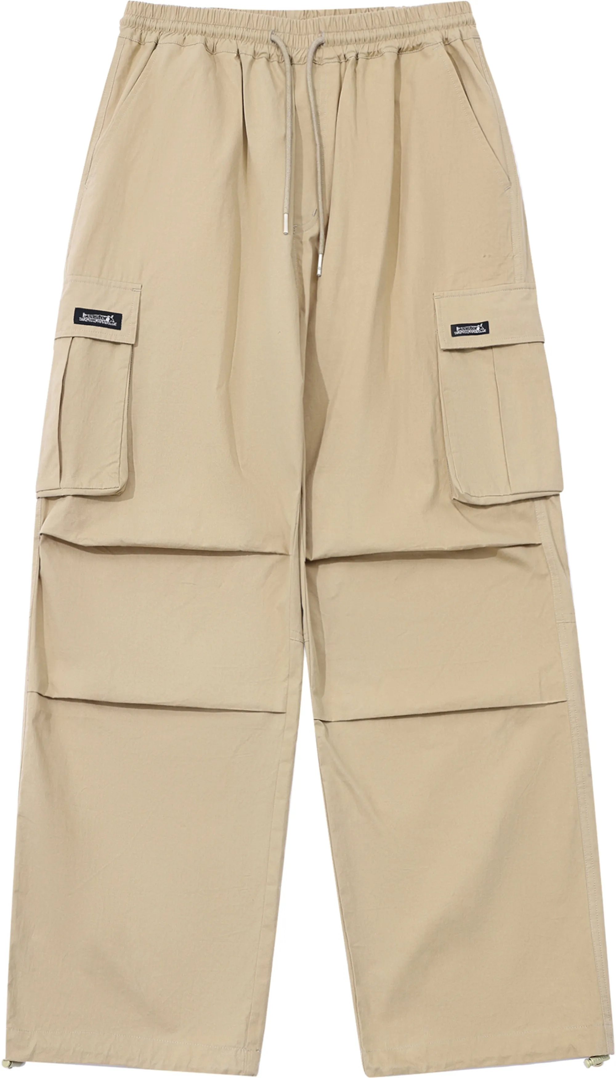 Large Pocket Casual Straight Cargo Pants