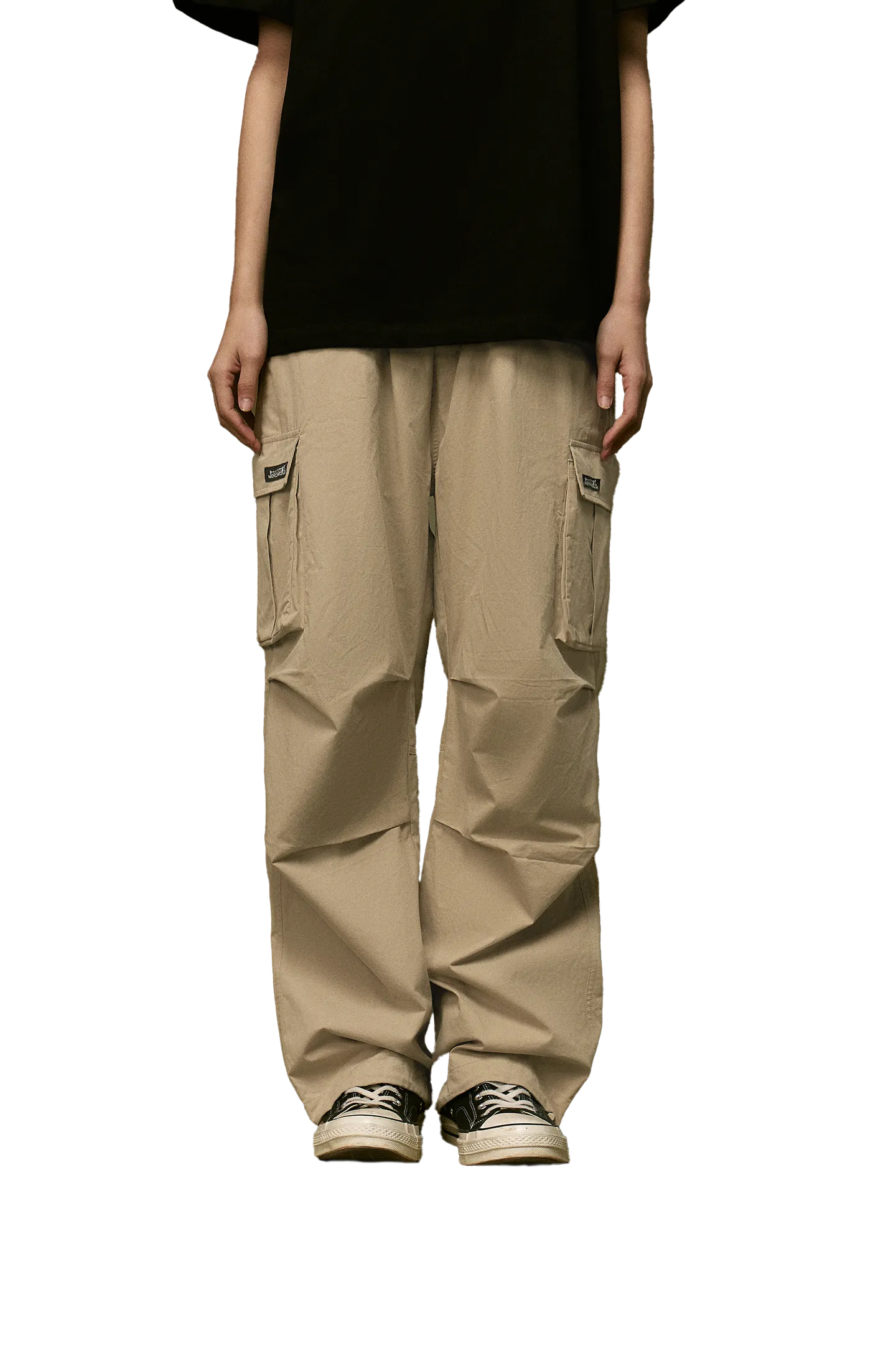 Large Pocket Casual Straight Cargo Pants