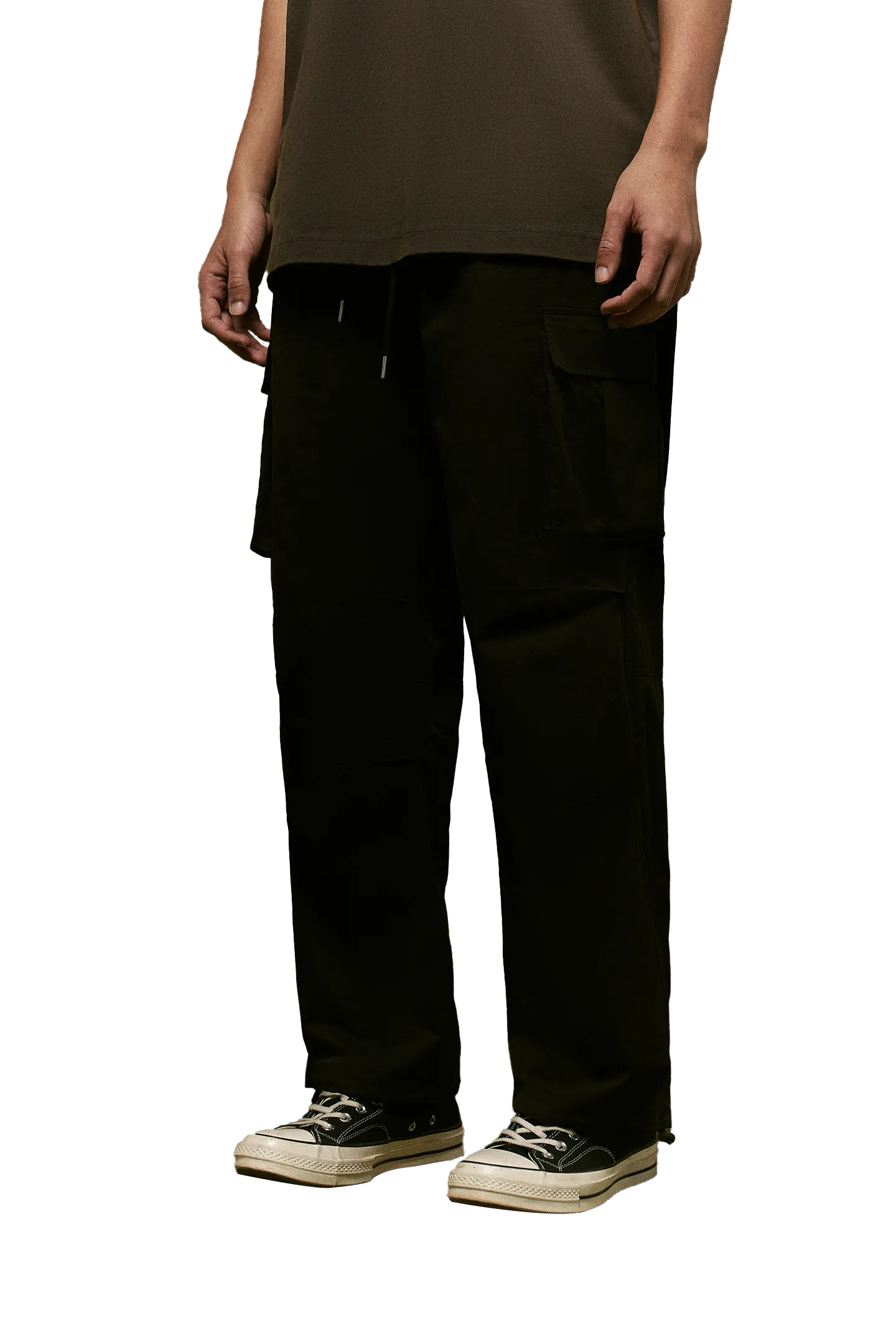 Large Pocket Casual Straight Cargo Pants