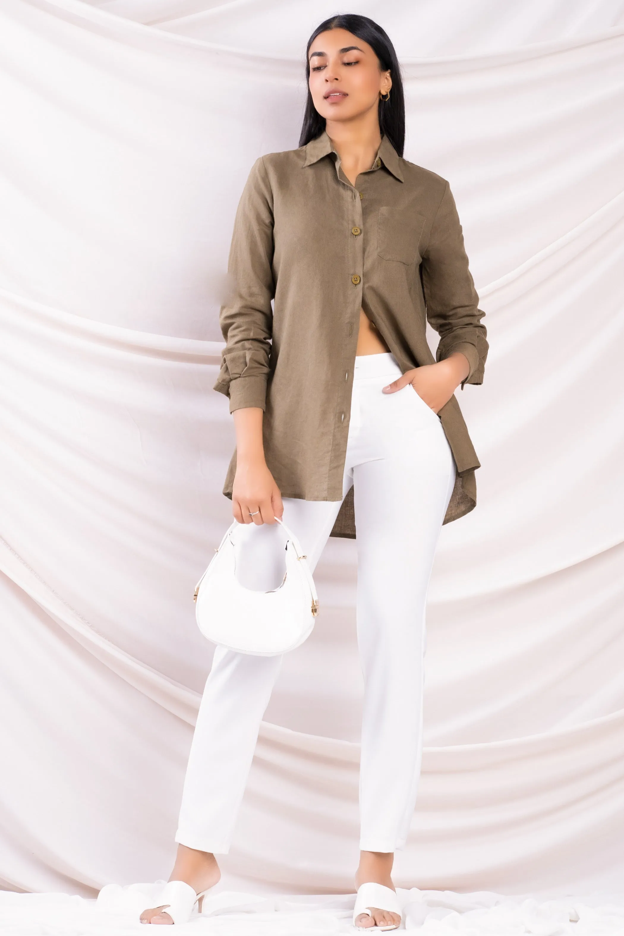 Long Linen Shirt