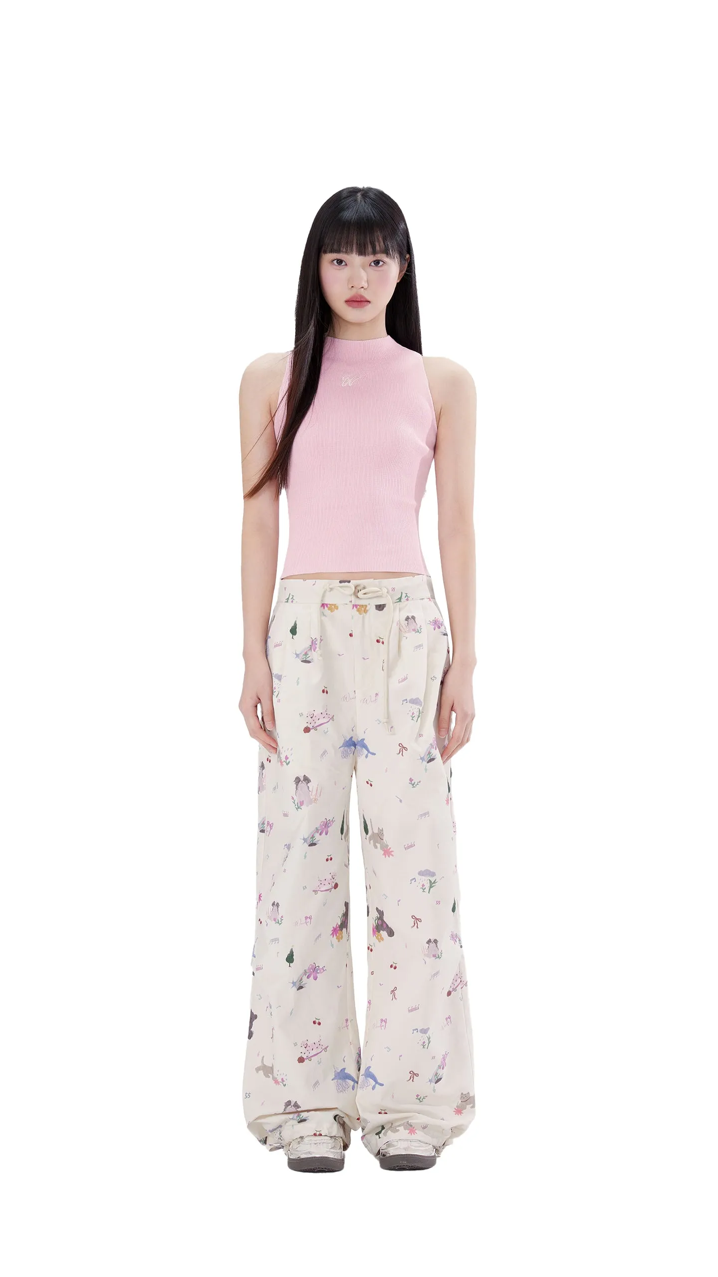 Loose Printed Casual Pants